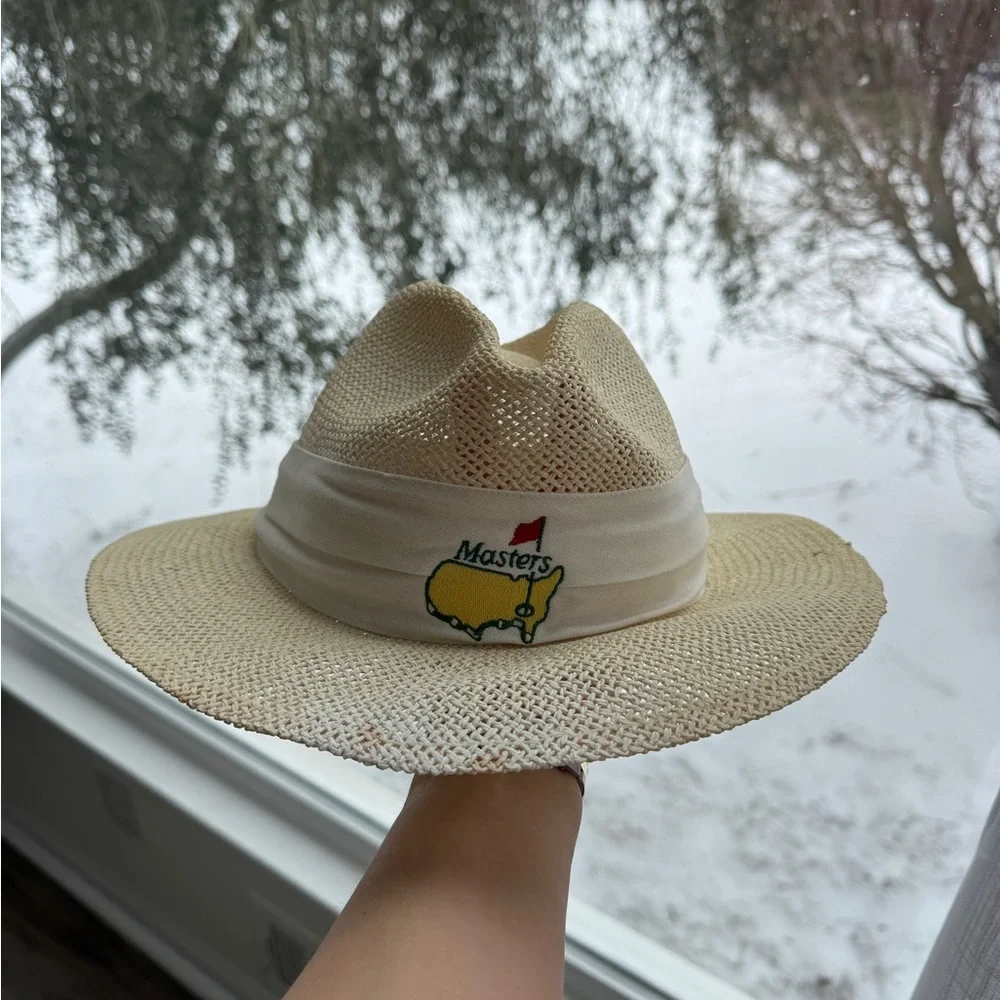 Masters golf Vintage Masters Straw Hat Augusta National PGA Golf - Picture 6 of 6